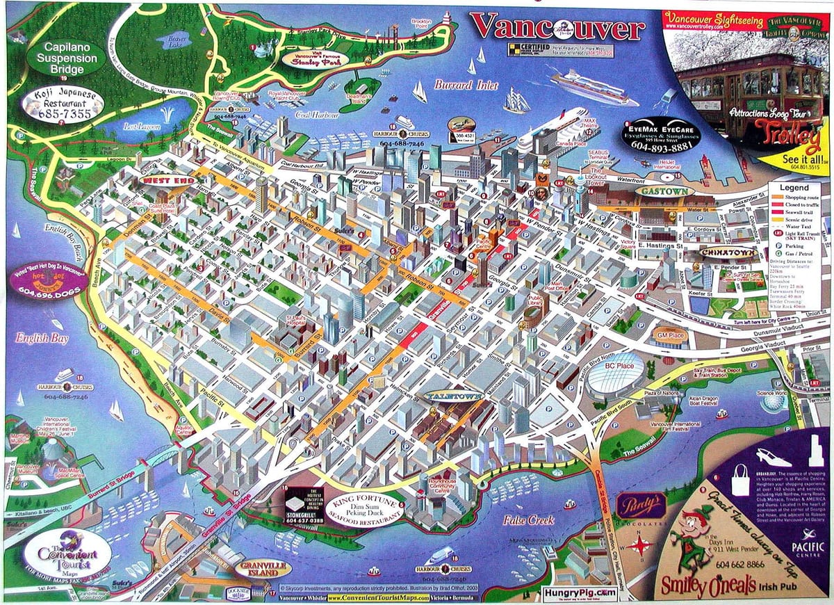 ನಕ್ಷೆ vancouver bc canada
