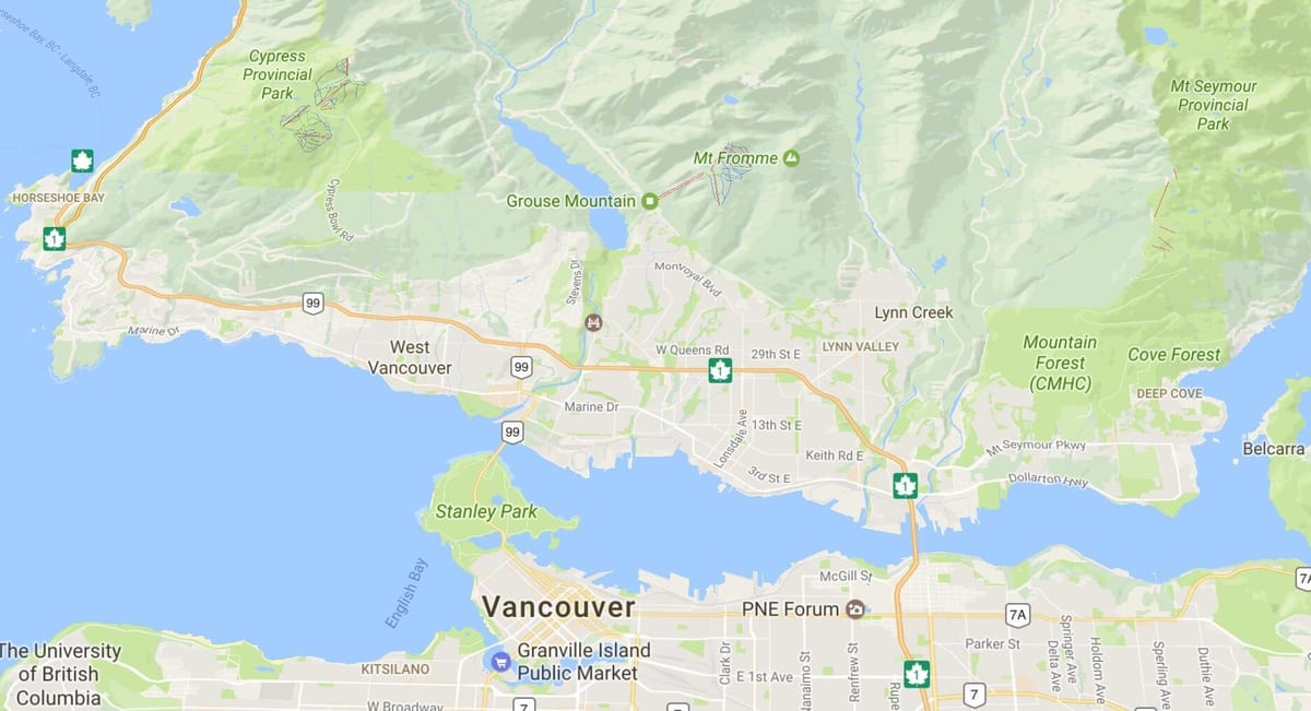 vancouver island ಪರ್ವತಗಳು ನಕ್ಷೆ