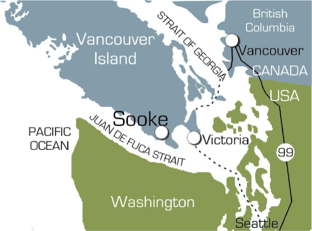 ನಕ್ಷೆ sooke vancouver island