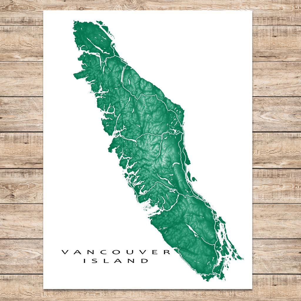 ನಕ್ಷೆ vancouver island ಕಲೆ