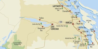 ನಕ್ಷೆ ಡಂಕನ್ vancouver island 
