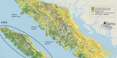 ಮಳೆಕಾಡು vancouver island ನಕ್ಷೆ